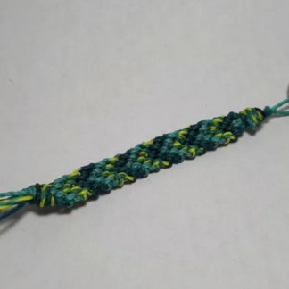 Groene Geknoopte Sleutelhanger
