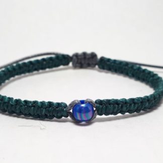 Zeegroen Armbandje Met Kraal
