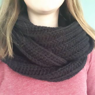 Zwarte Gehaakte Colsjaal