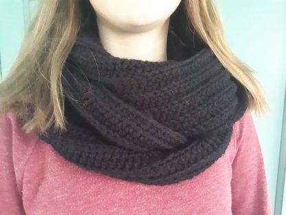 Zwarte Gehaakte Colsjaal