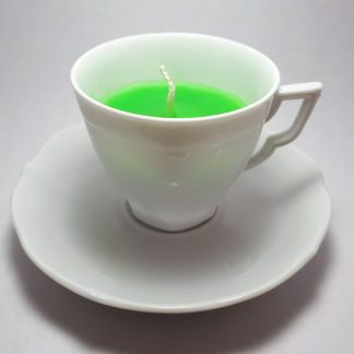 Fluor Groene Kaars In Kopje