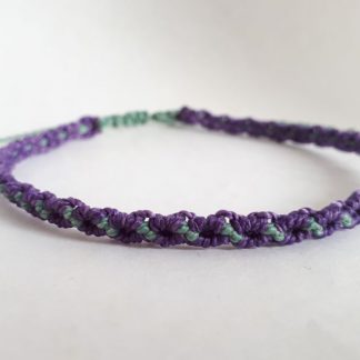 Paars & Blauw Spiraal Armbandje