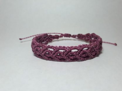 Paars, Roze Ibiza Style Armband