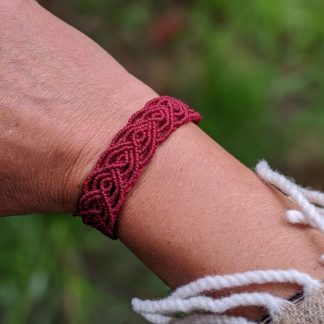 Donkerrood Armbandje Ibiza Style