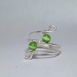 Driedubbele ring met Kraaltjes