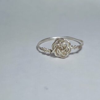 Roosjes Ring Zilver/Goud