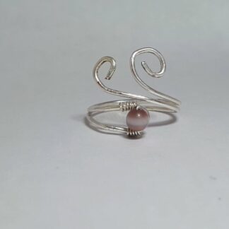 Krul Ring met Steentje