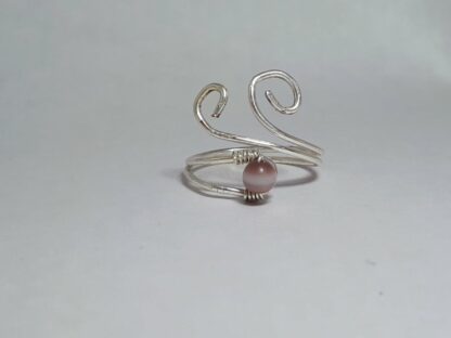 Krul Ring met Steentje