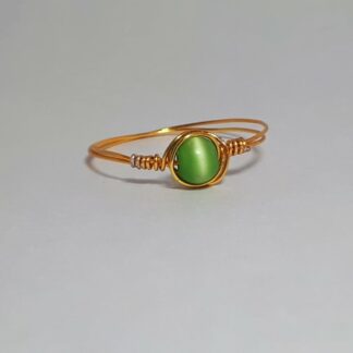 Kraaltje Omwikkelde Ring Zilver/Goud