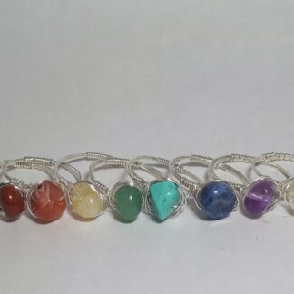 Chakra Kleuren Ring per stuk