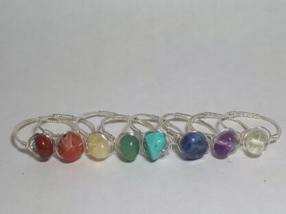 Chakra Kleuren Ring per stuk